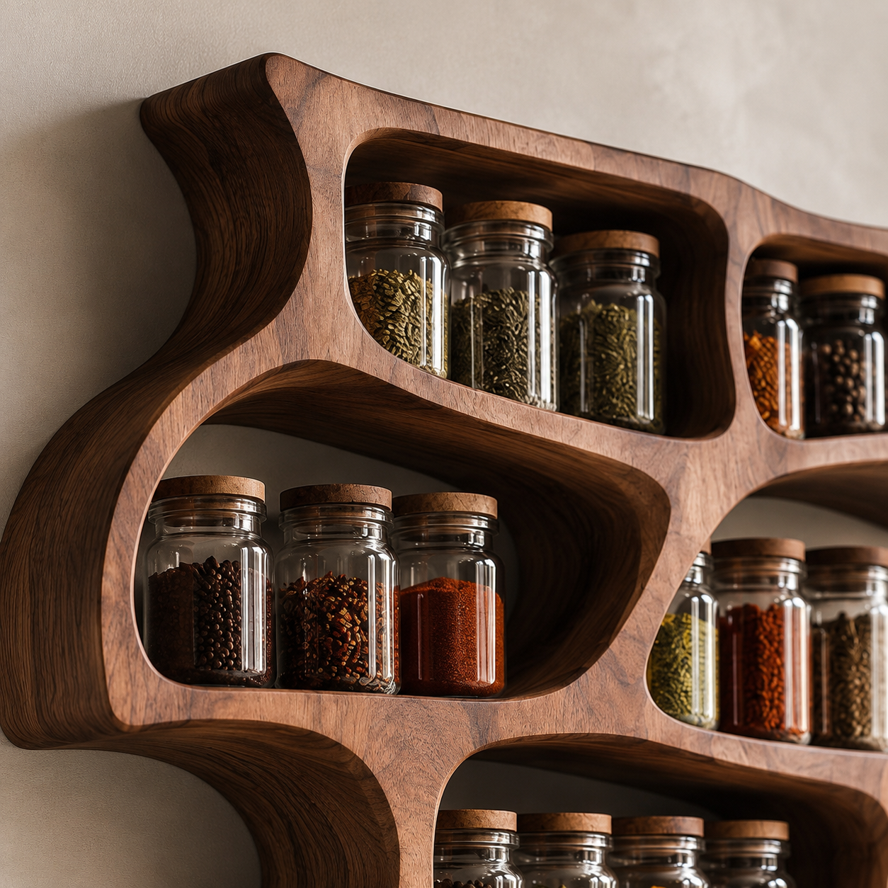 Elara Wall Mounted Spice Rack - Design 006 - product image 05