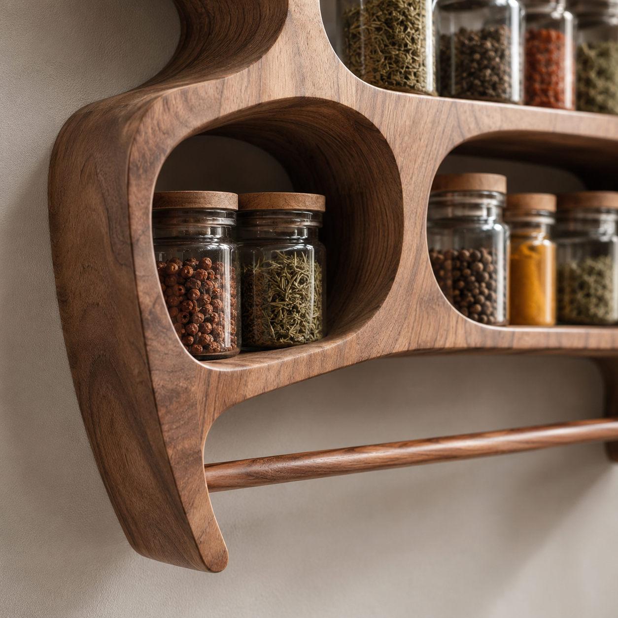 Elara Wall Mounted Spice Rack - Design 006 - product image 06