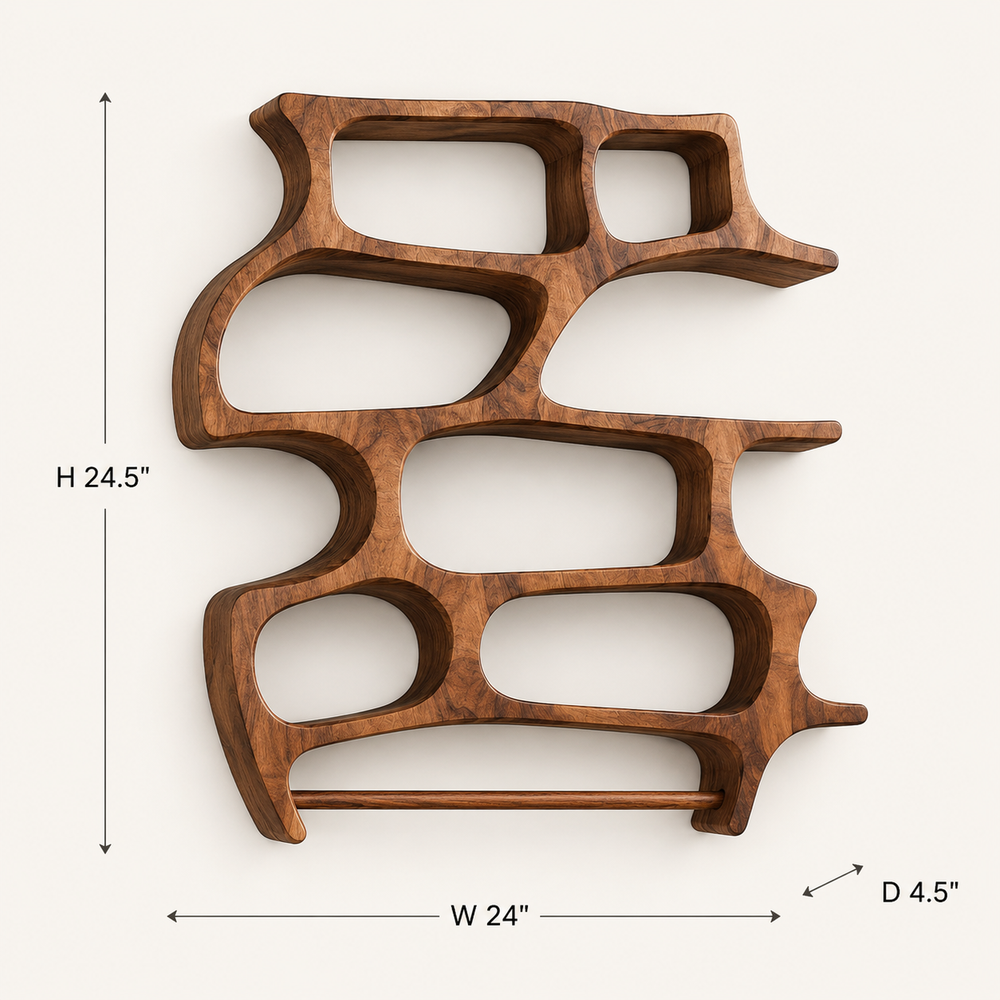 Elara Wall Mounted Spice Rack - Design 006 - product image 08