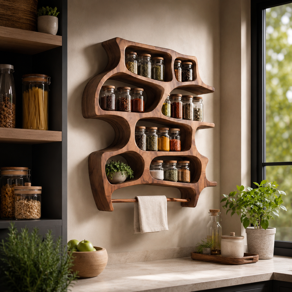 Elara Wall Mounted Spice Rack - Design 006 - product image 10