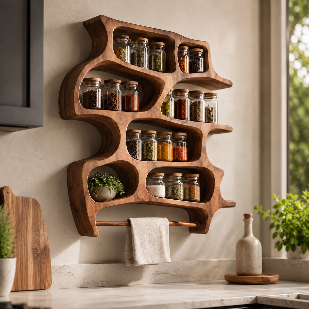 Elara Wall Mounted Spice Rack - Design 006 - product image 11