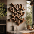 Calder Warm Wood Spice Shelf - Design 008 - main view