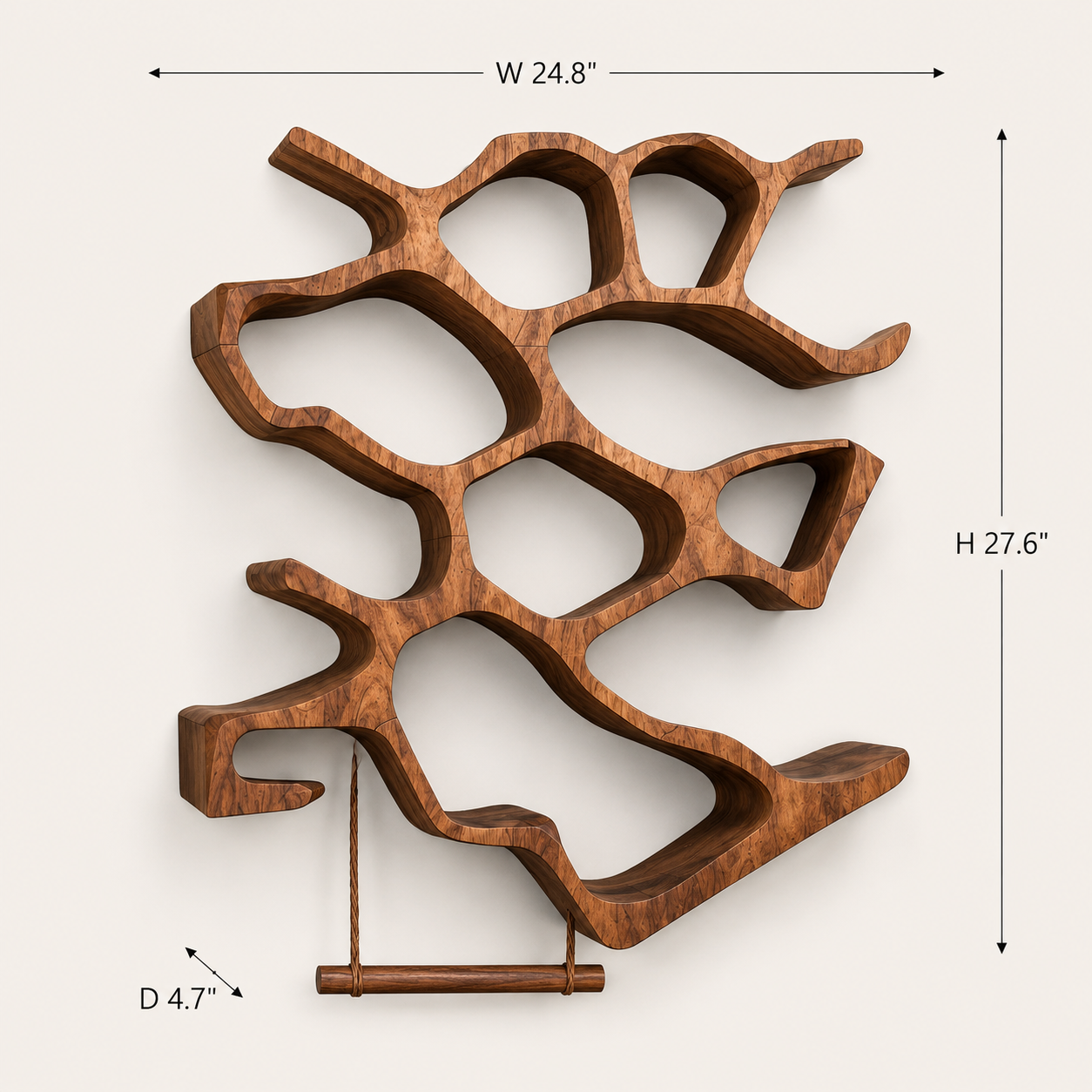 Calder Warm Wood Spice Shelf - Design 008 - product image 08