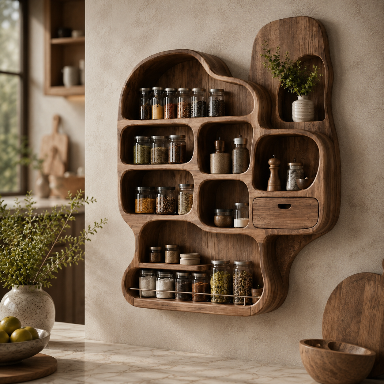 Avery Wall Spice Rack Shelves - Design 009 - product image 11