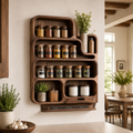 Soren Tall Spice Rack Shelf - Design 013 - main view