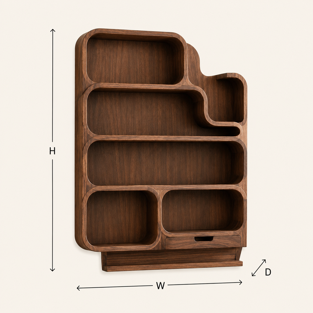 Soren Tall Spice Rack Shelf - Design 013 - product image 06