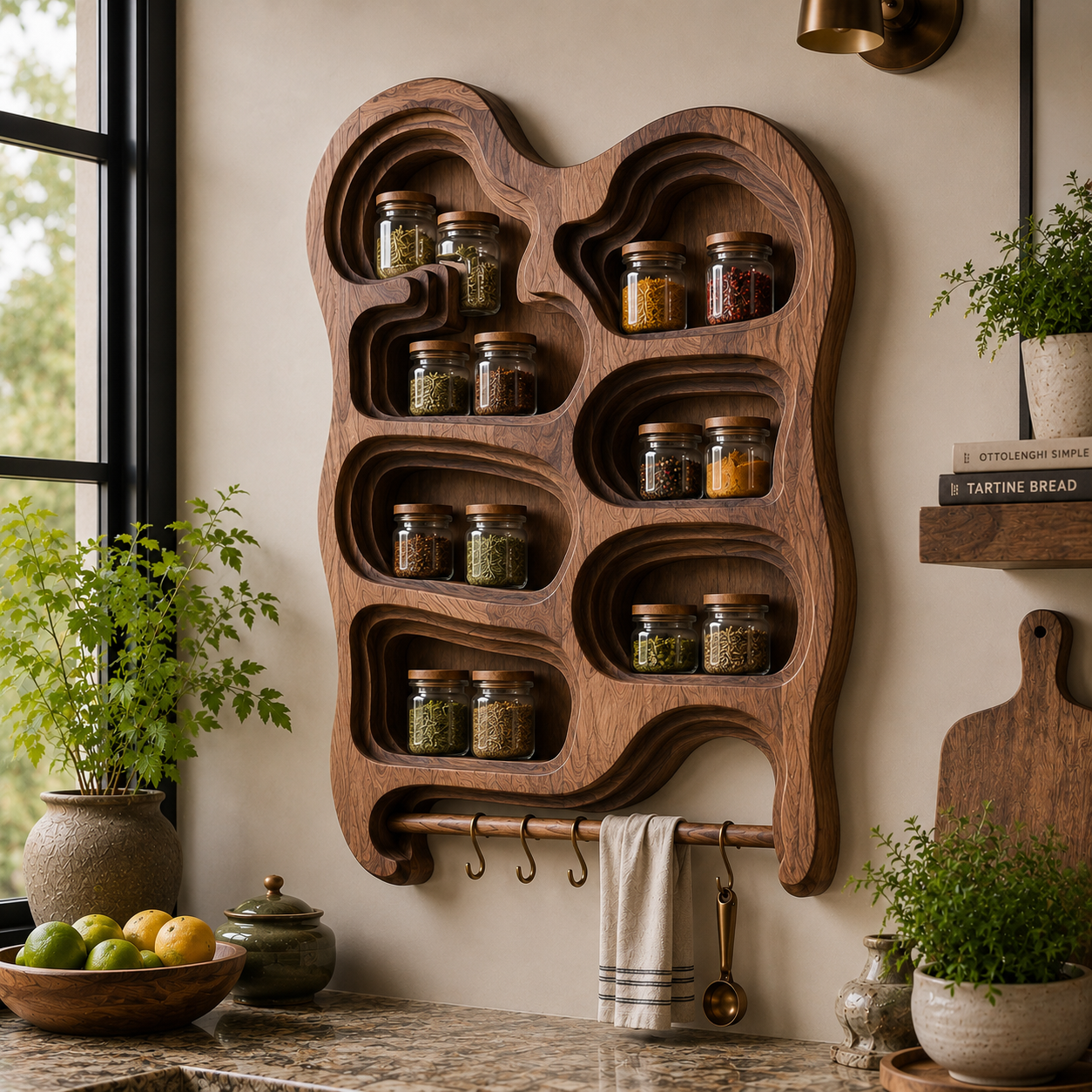 Elara Wall Mounted Spice Rack - Design 014 - product image 03