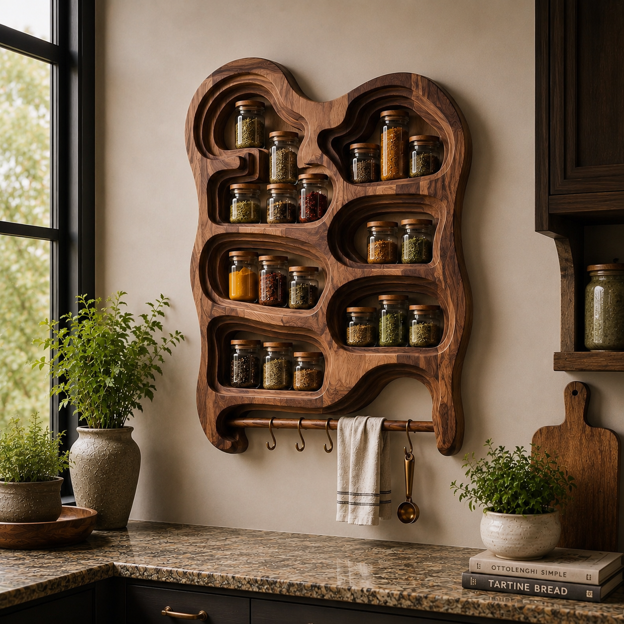 Elara Wall Mounted Spice Rack - Design 014 - product image 04