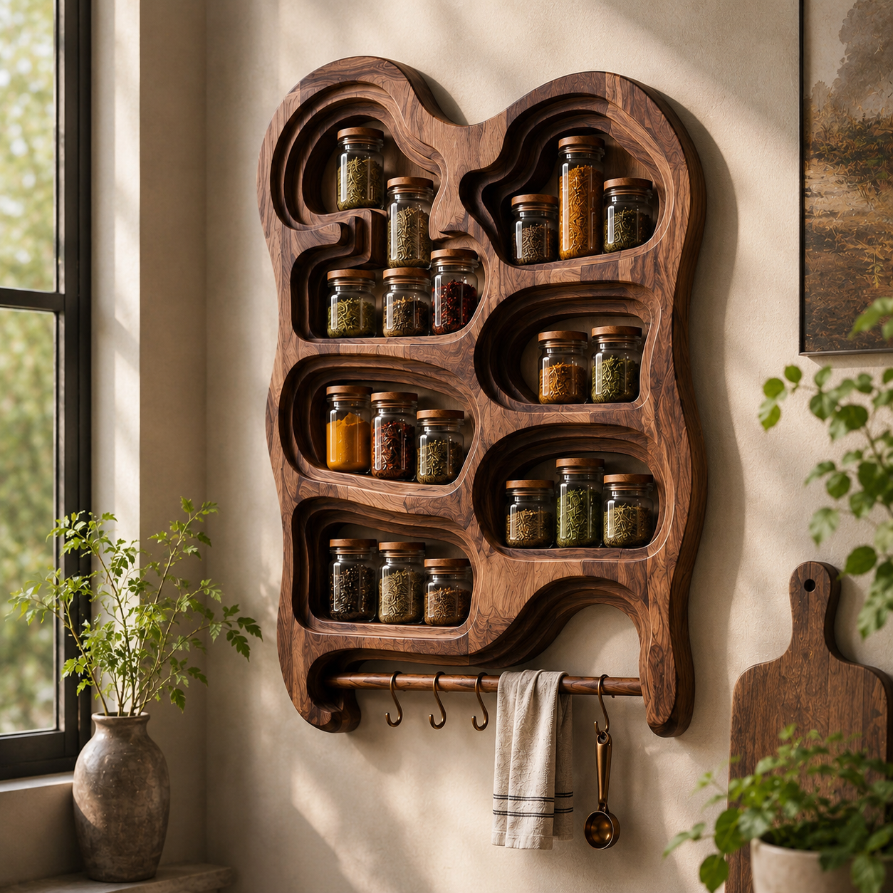 Elara Wall Mounted Spice Rack - Design 014 - product image 09