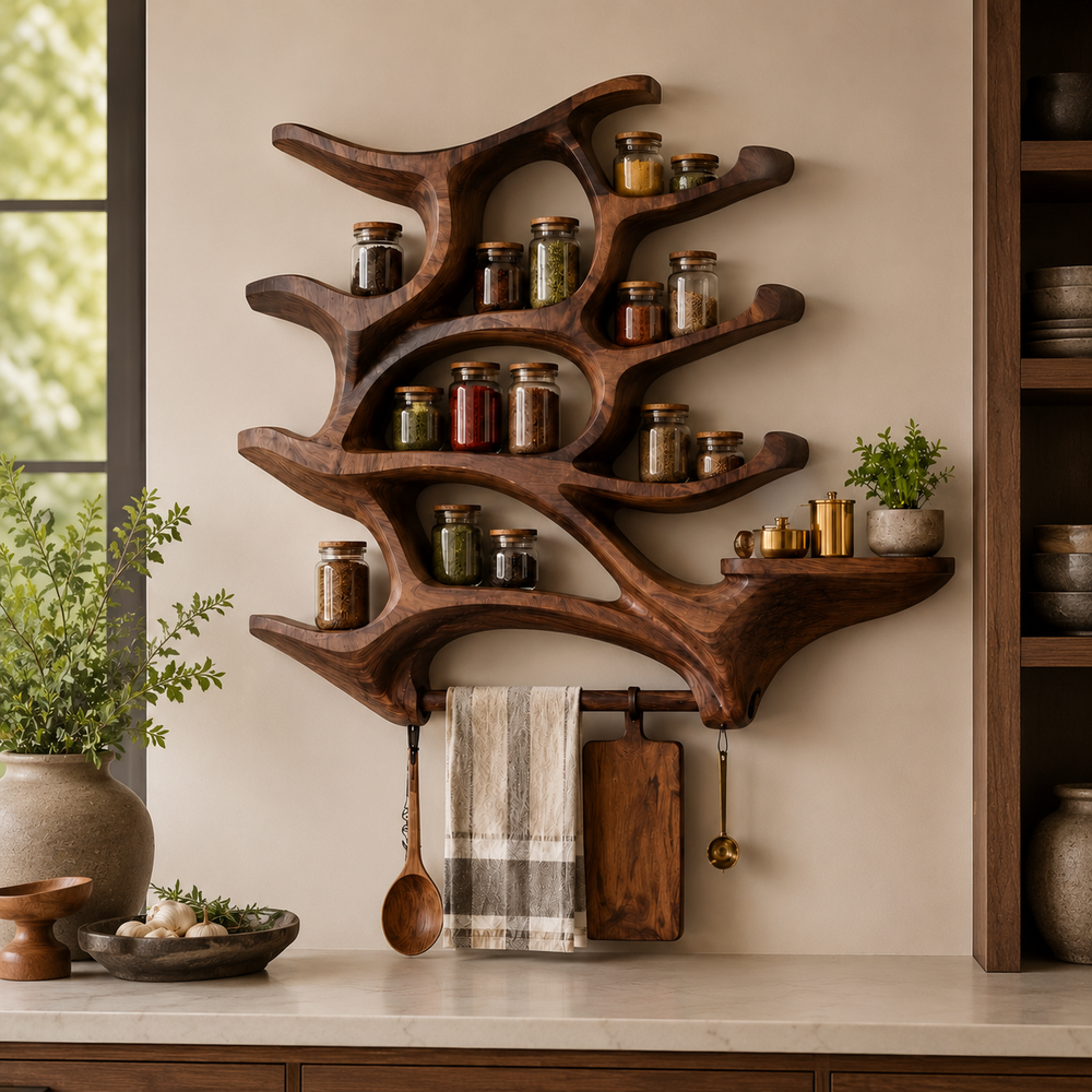 Rowan Solid Wood Spice Rack - Design 018 - product image 11