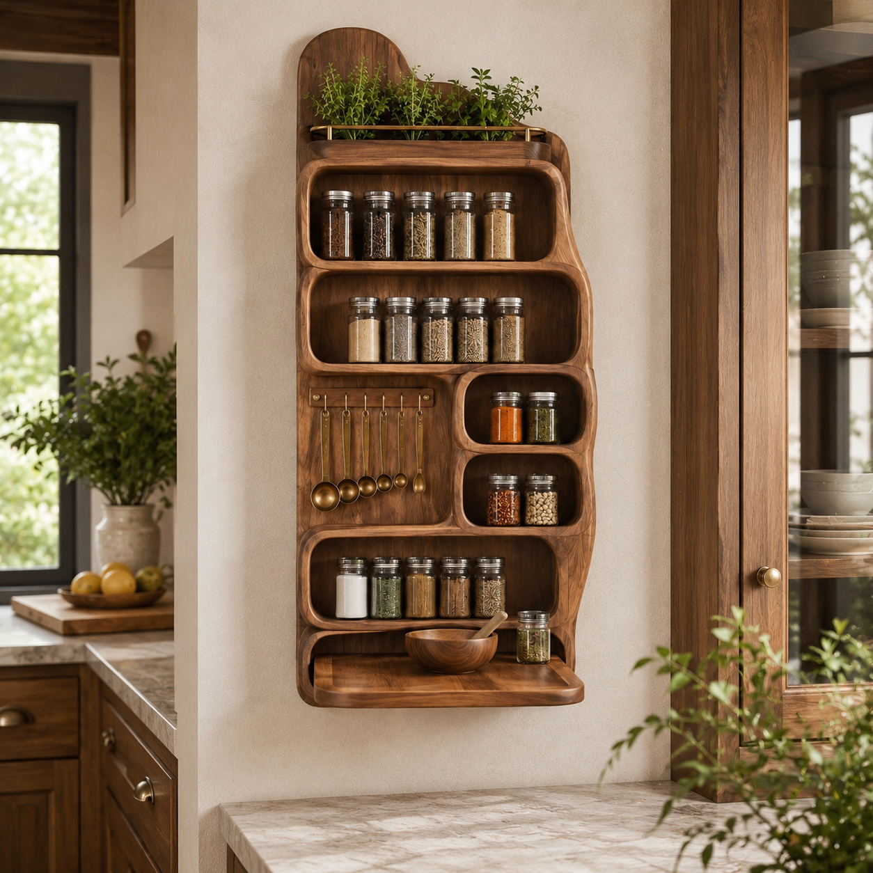 Soren Tall Spice Rack Shelf - Design 021 - product image 04