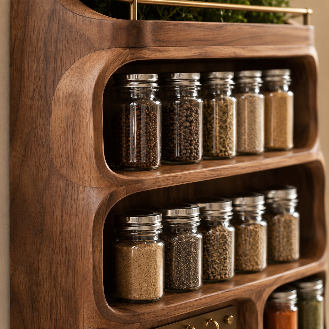 Soren Tall Spice Rack Shelf - Design 021 - product image 05