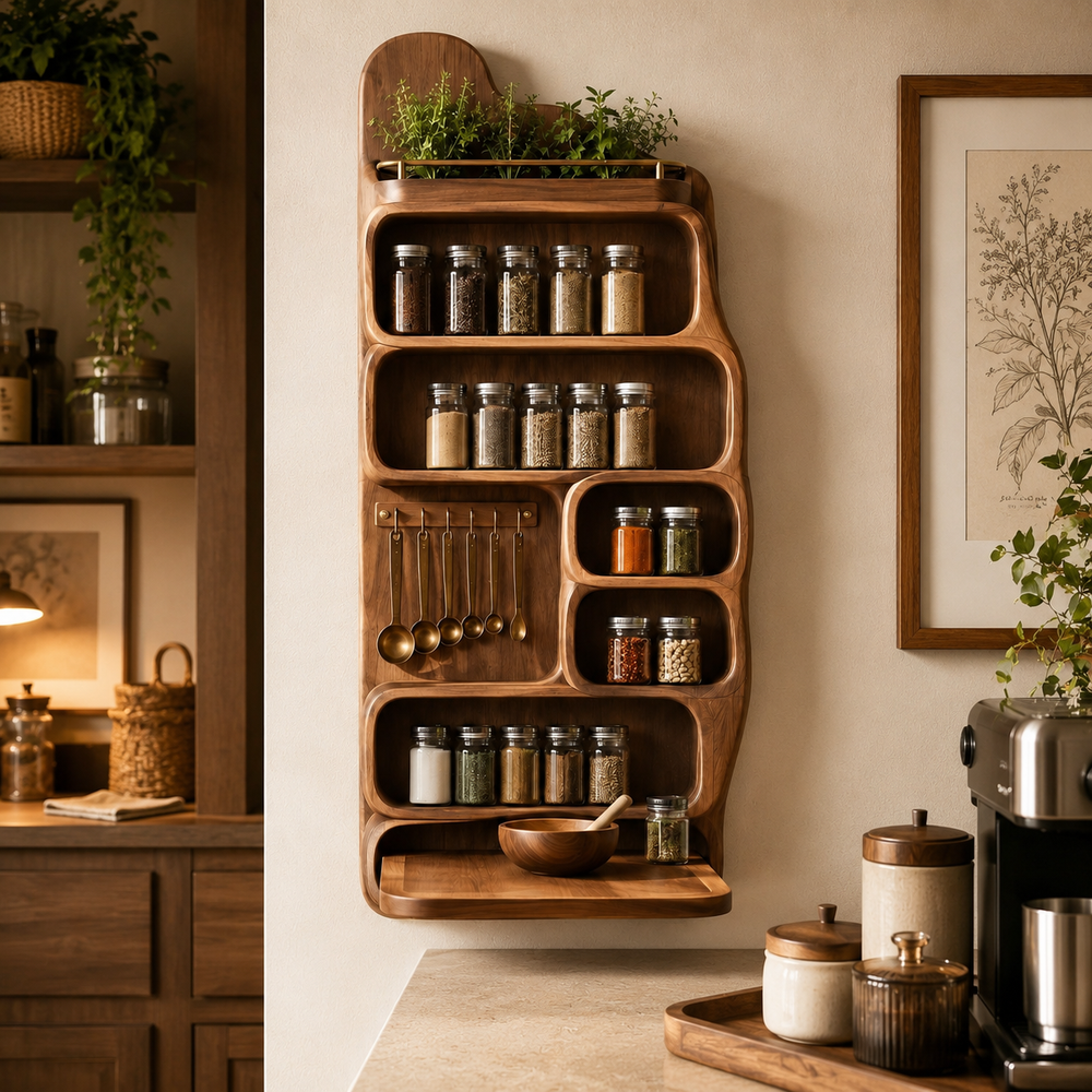 Soren Tall Spice Rack Shelf - Design 021 - product image 10