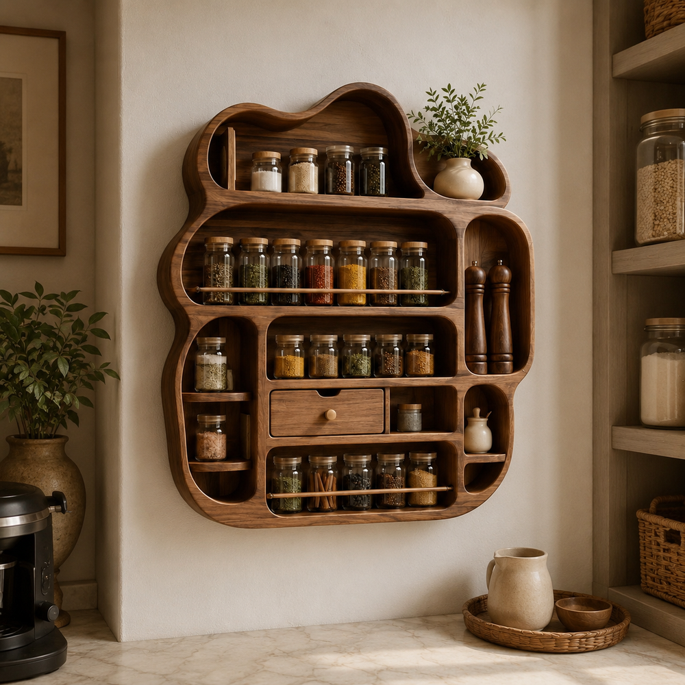 Elara Wall Mounted Spice Rack - Design 022 - product image 10