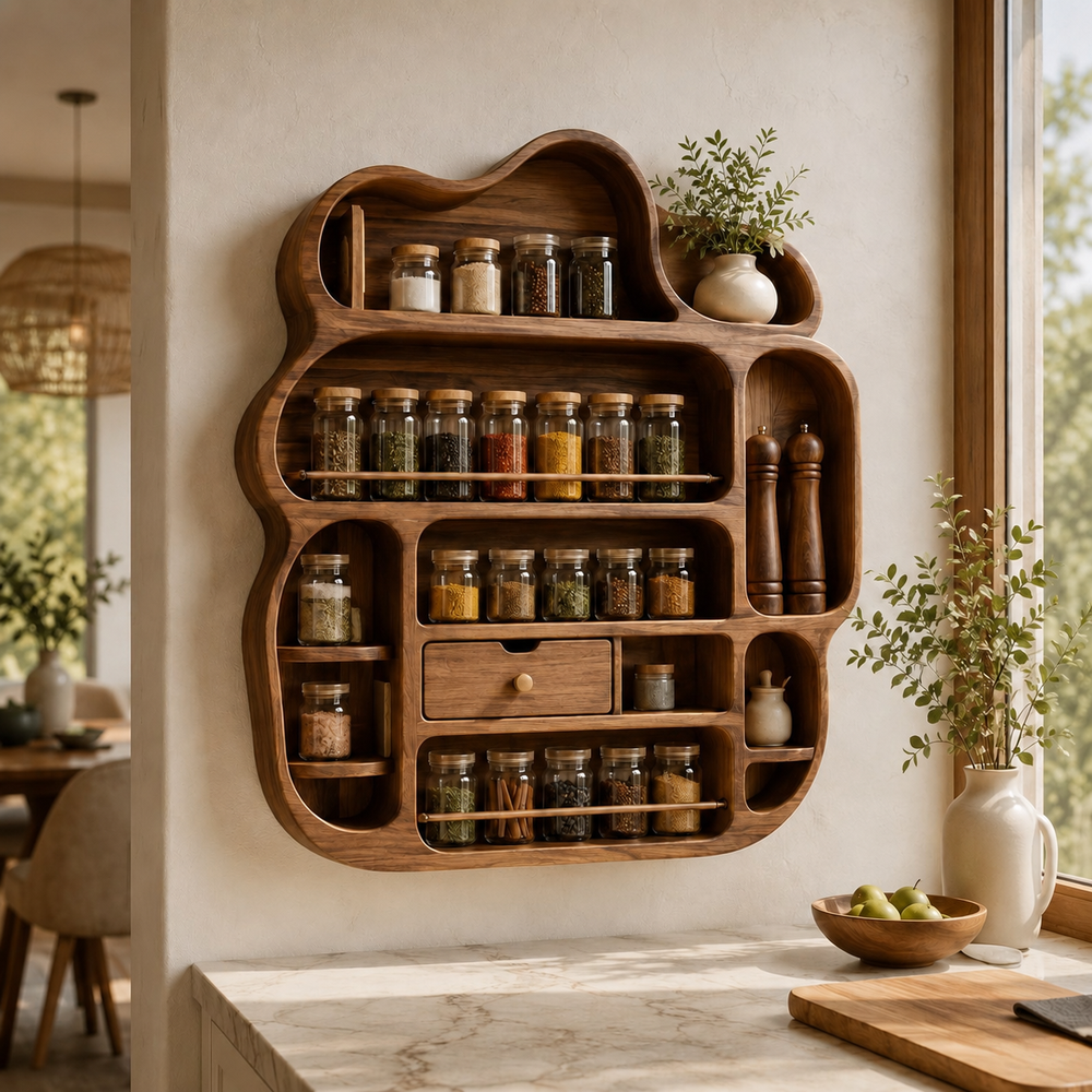 Elara Wall Mounted Spice Rack - Design 022 - product image 11