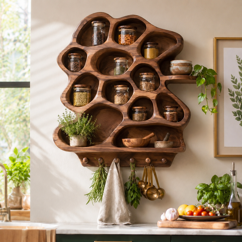 Veyra Slim Spice Rack Shelves - Design 023 - product image 02