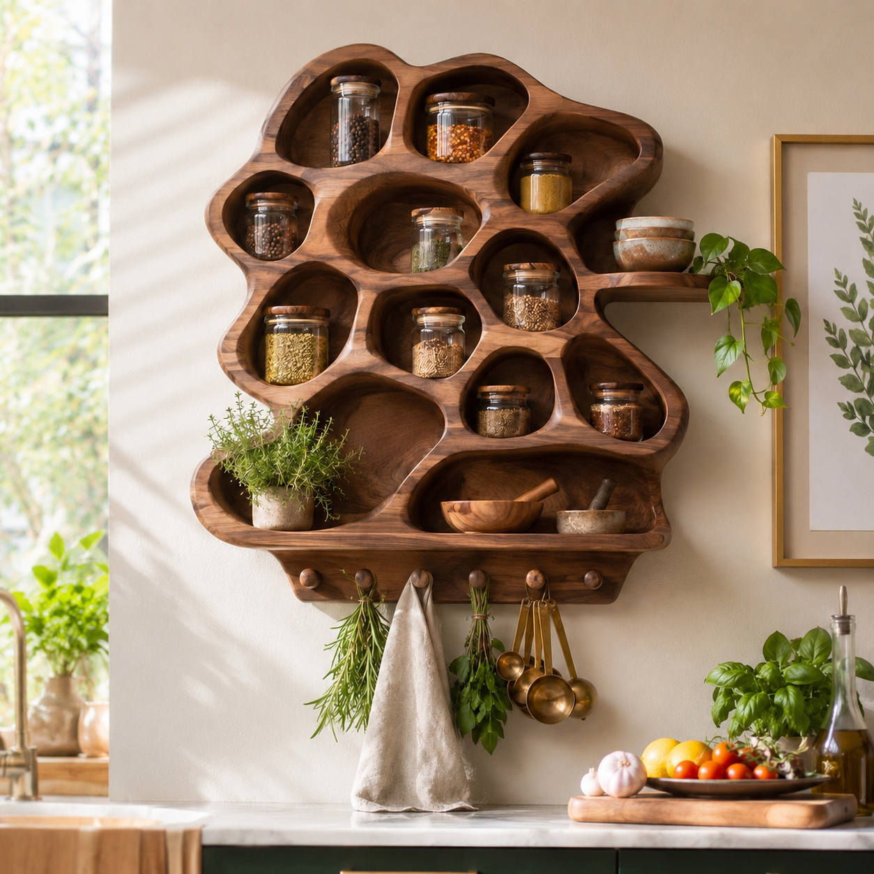 Veyra Slim Spice Rack Shelves - Design 023 - product image 02