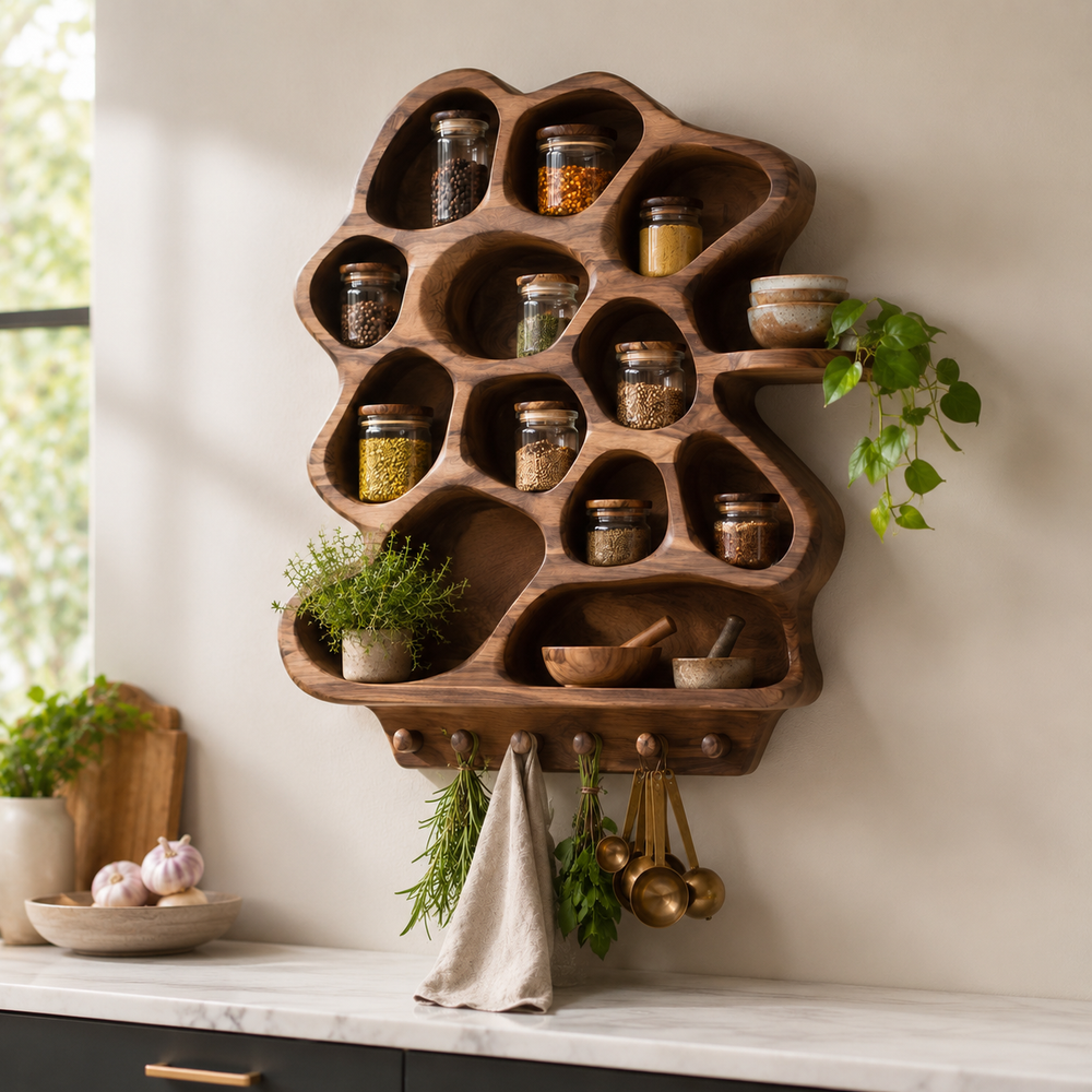 Veyra Slim Spice Rack Shelves - Design 023 - product image 03