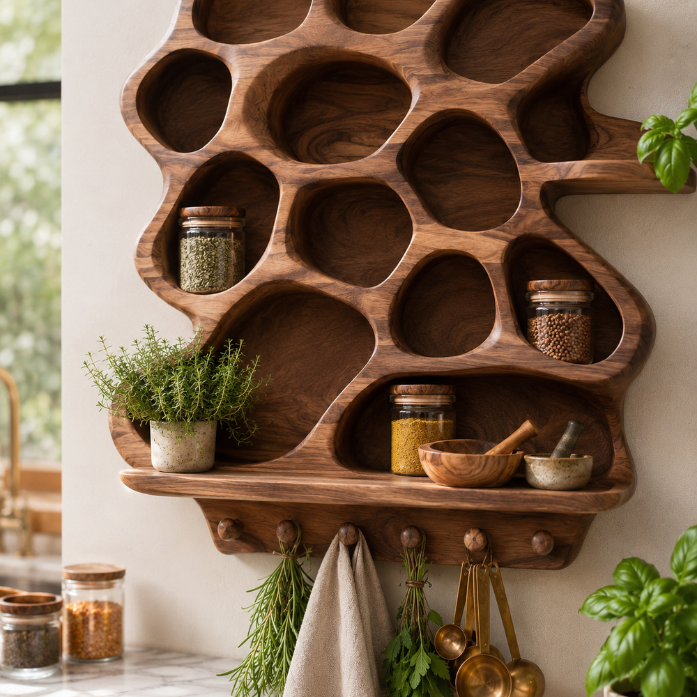 Veyra Slim Spice Rack Shelves - Design 023 - product image 05