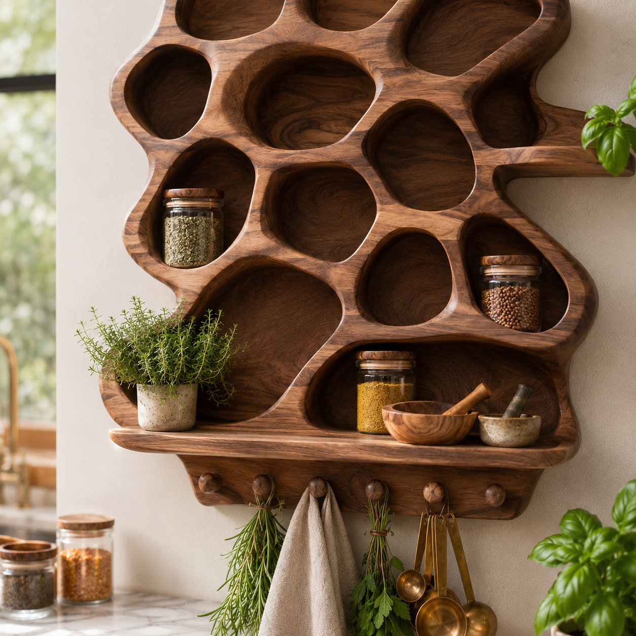 Veyra Slim Spice Rack Shelves - Design 023 - product image 05