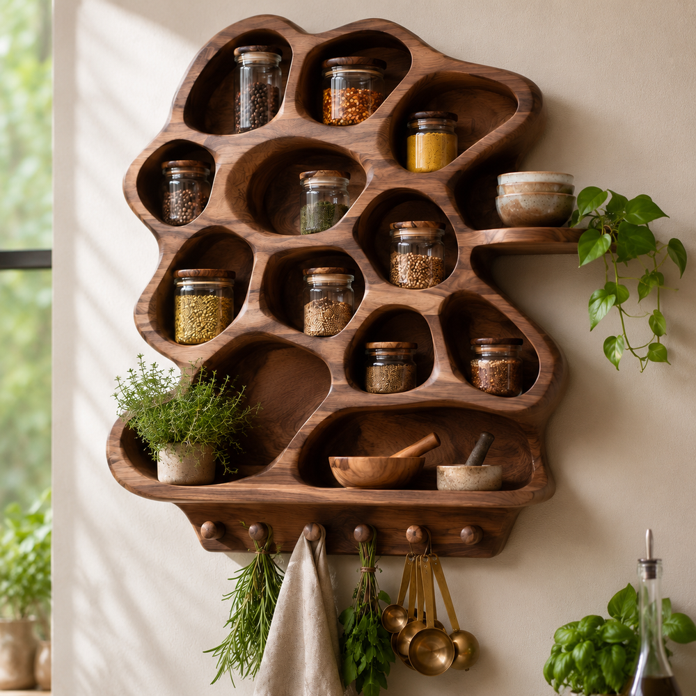 Veyra Slim Spice Rack Shelves - Design 023 - product image 06