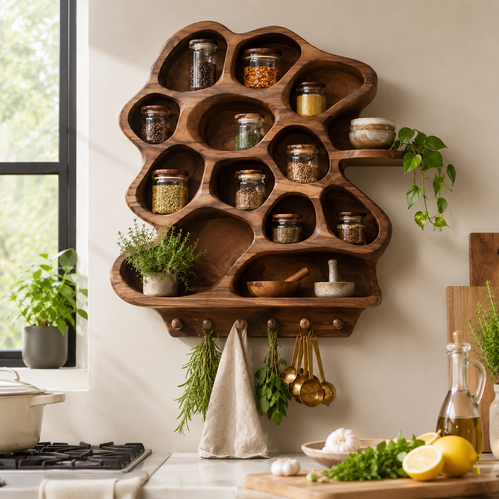 Veyra Slim Spice Rack Shelves - Design 023 - product image 07