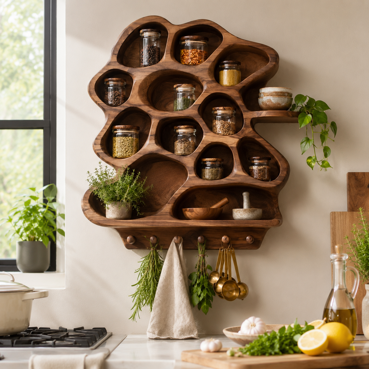 Veyra Slim Spice Rack Shelves - Design 023 - product image 07