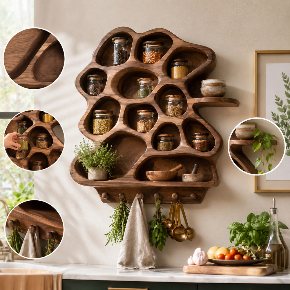 Veyra Slim Spice Rack Shelves - Design 023 - product image 09