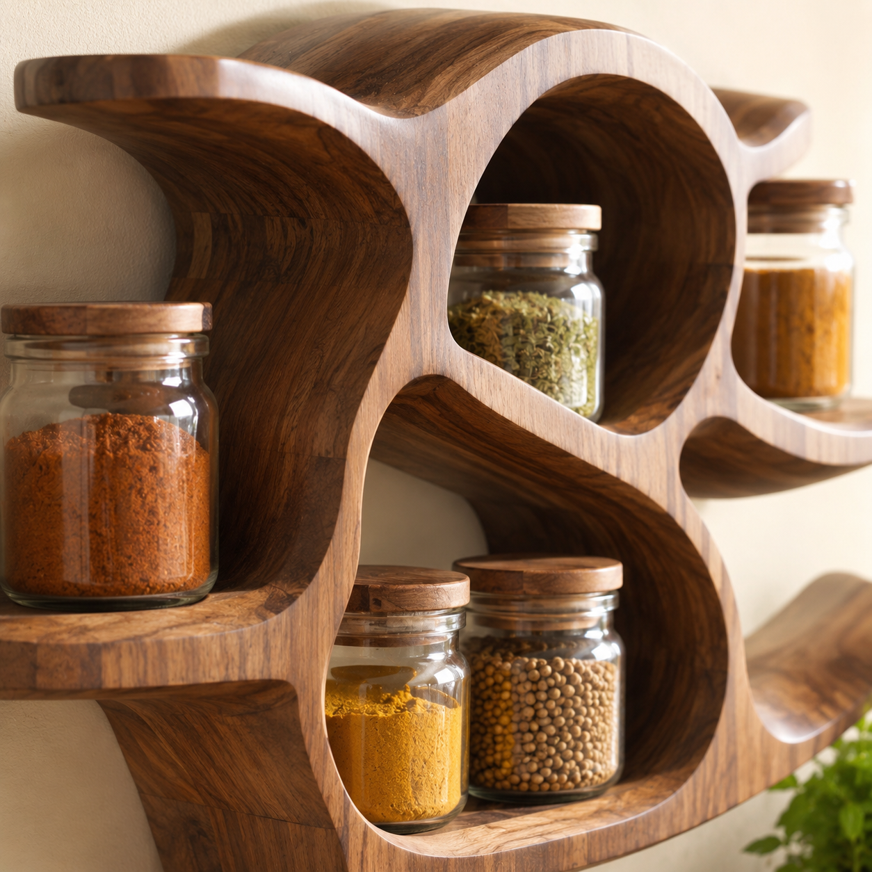 Calder Warm Wood Spice Shelf - Design 024 - product image 05