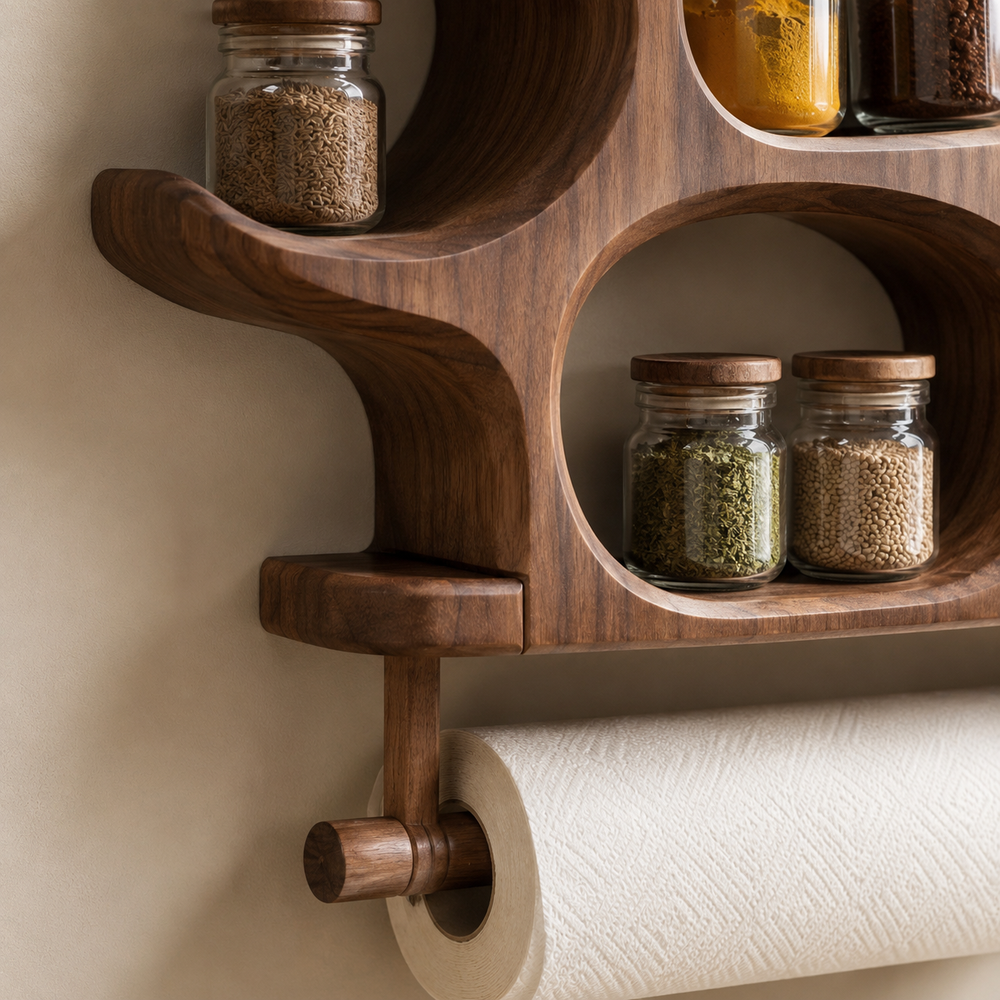 Calder Warm Wood Spice Shelf - Design 024 - product image 06