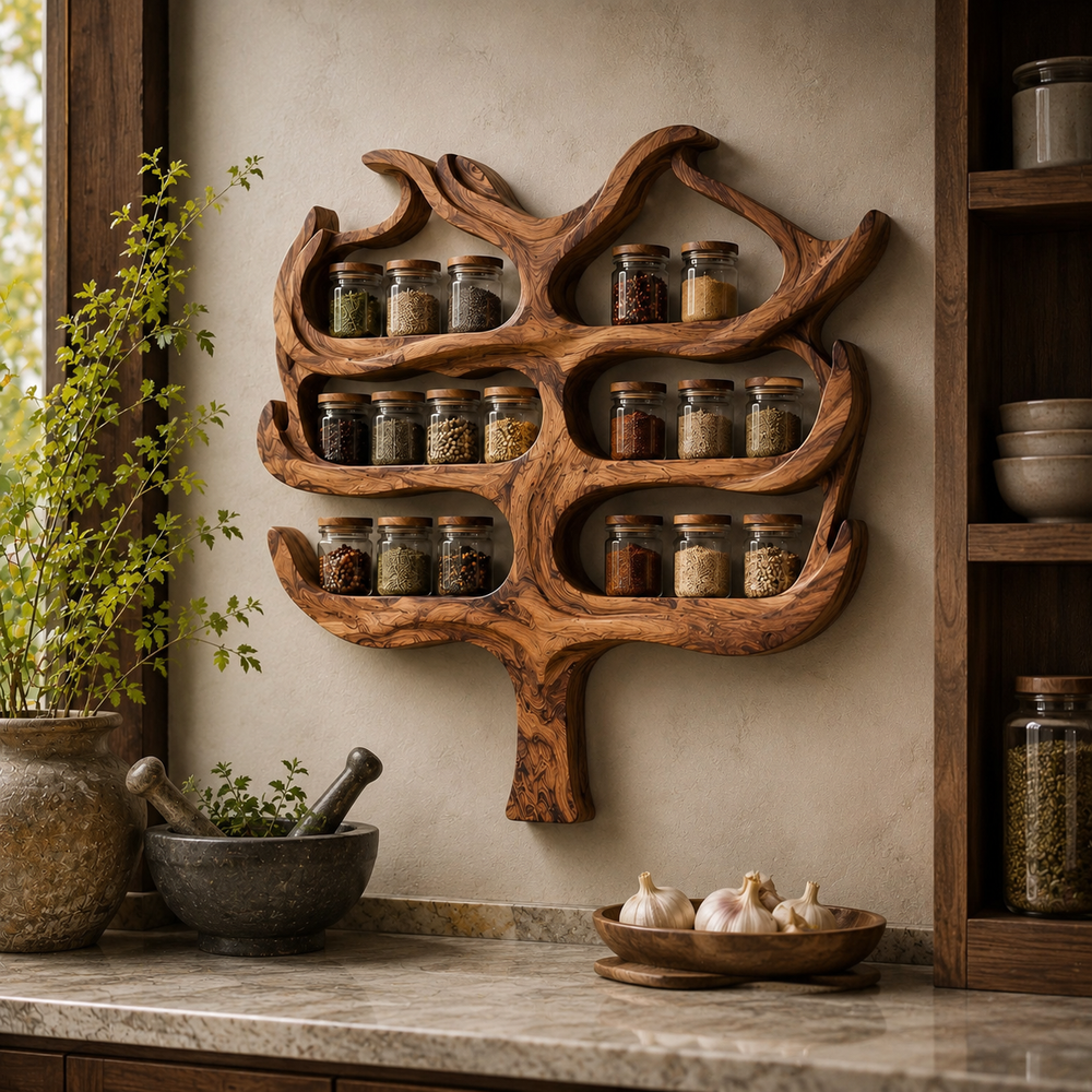 Avery Wall Spice Rack Shelves - Design 025 - product image 10