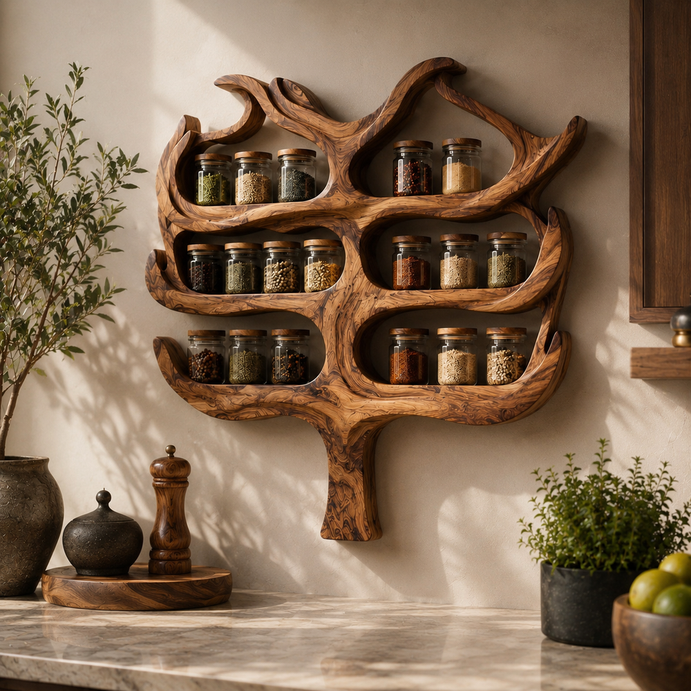 Avery Wall Spice Rack Shelves - Design 025 - product image 11
