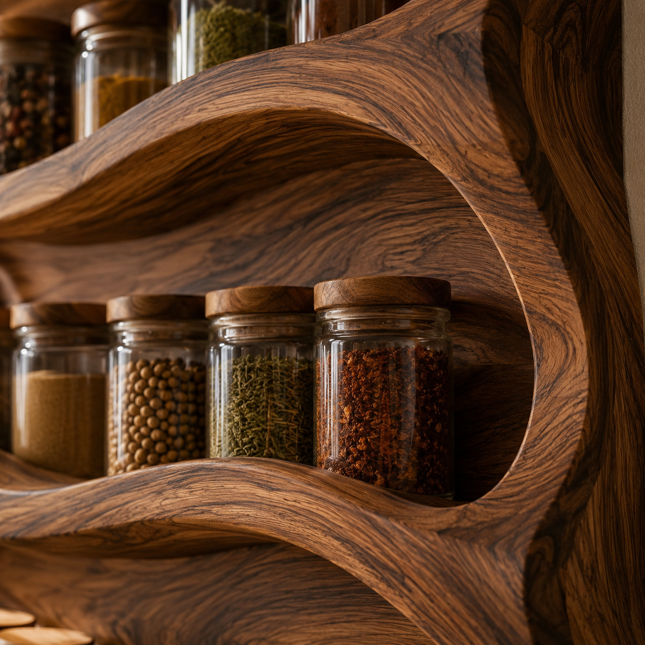 Rowan Solid Wood Spice Rack - Design 026 - product image 04