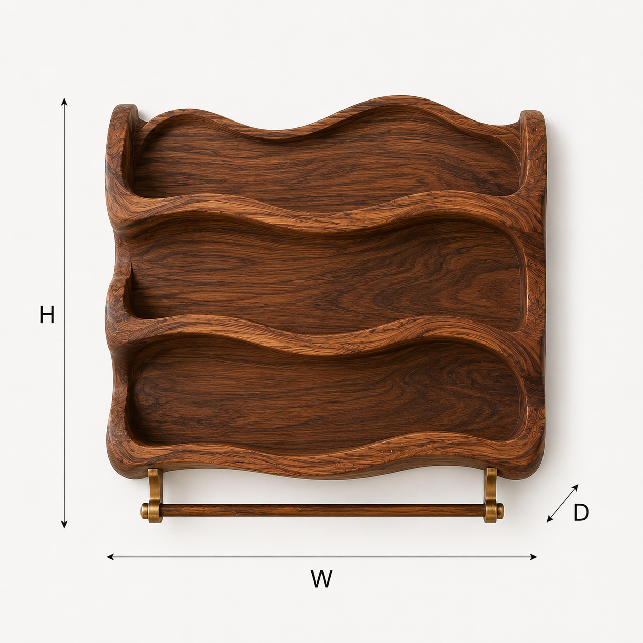 Rowan Solid Wood Spice Rack - Design 026 - product image 07