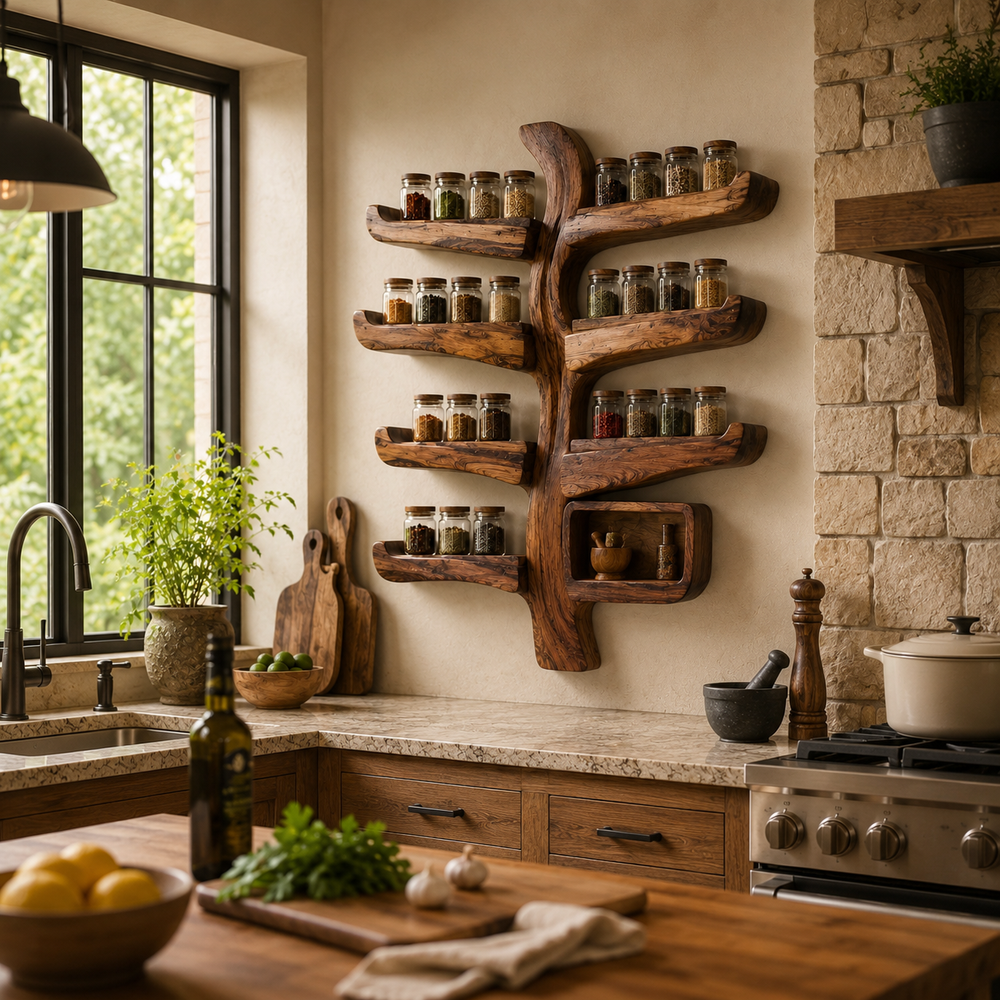 Isla Kitchen Spice Rack Shelves - Design 028 - product image 04