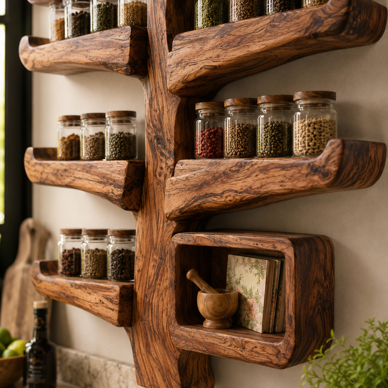 Isla Kitchen Spice Rack Shelves - Design 028 - product image 05