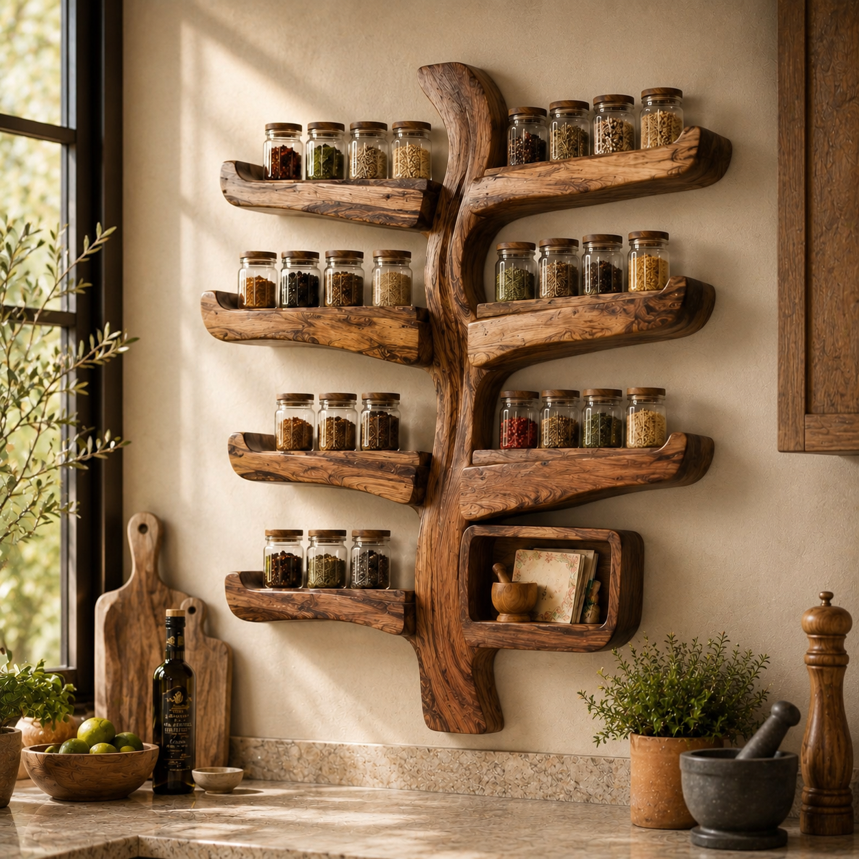 Isla Kitchen Spice Rack Shelves - Design 028 - product image 09