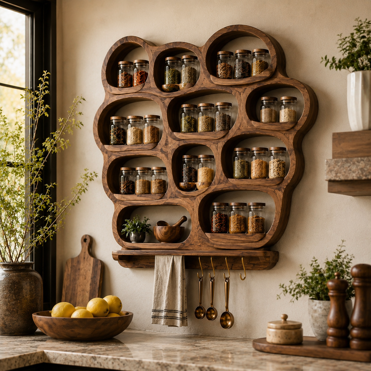 Soren Tall Spice Rack Shelf - Design 029 - product image 10