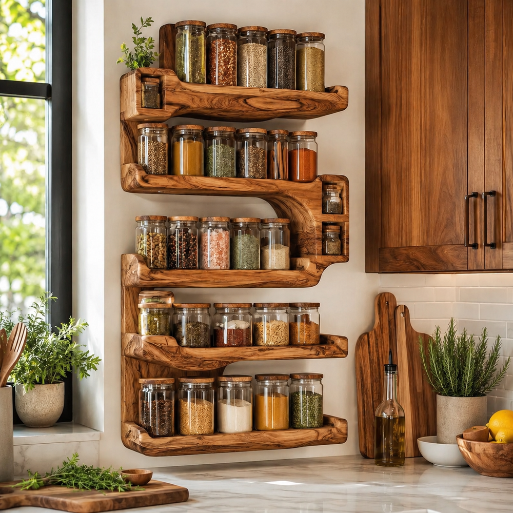 Veyra Slim Spice Rack Shelves - Design 031 - product image 09