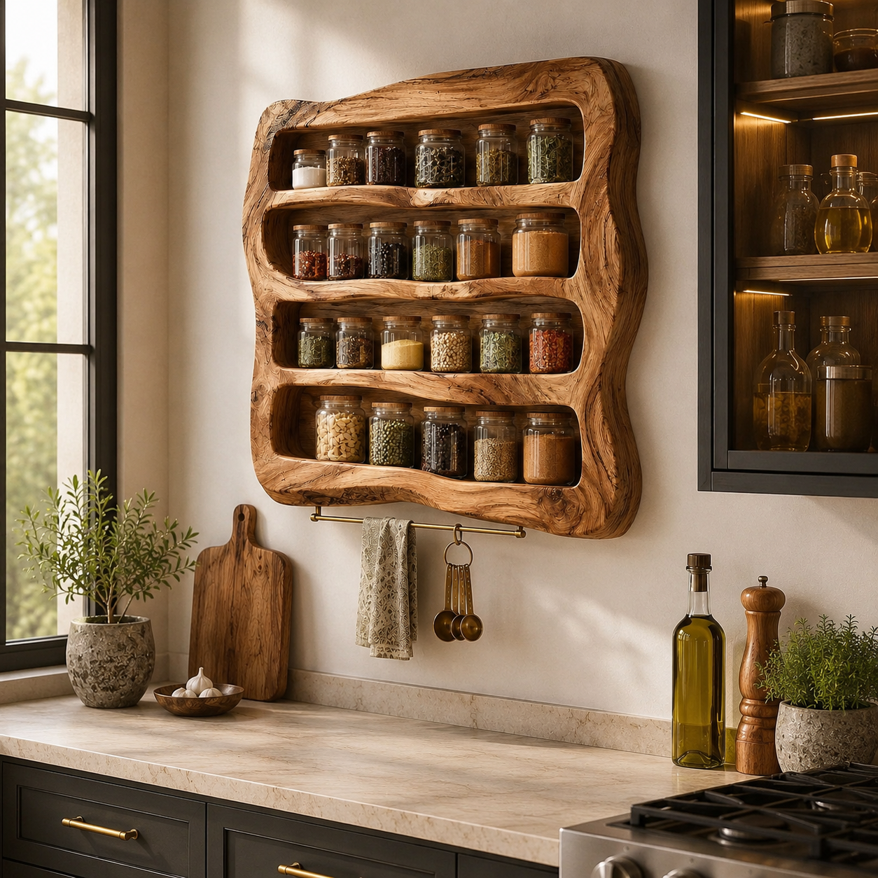 Calder Warm Wood Spice Shelf - Design 032 - product image 04