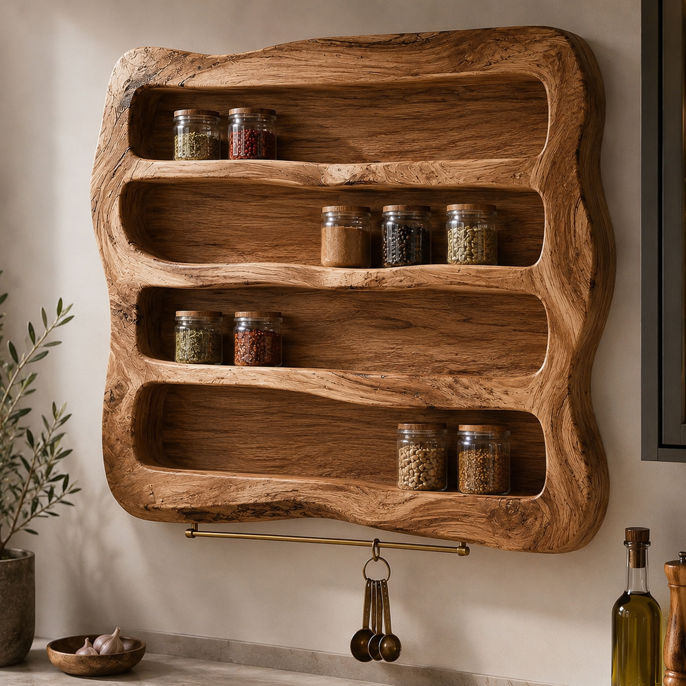 Calder Warm Wood Spice Shelf - Design 032 - product image 06