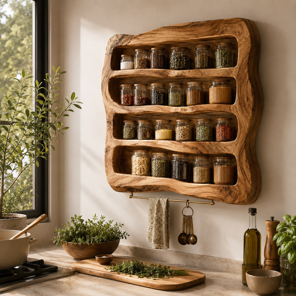 Calder Warm Wood Spice Shelf - Design 032 - product image 07