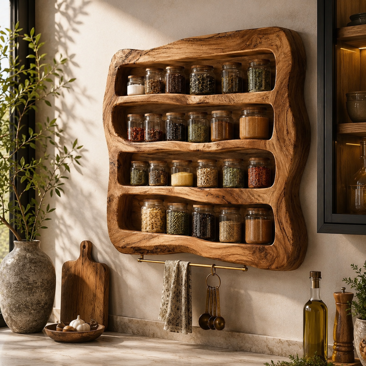 Calder Warm Wood Spice Shelf - Design 032 - product image 11