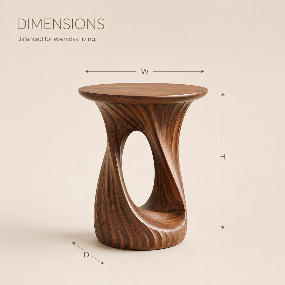 Arden Sculptural Side Table - Design 001 - product image 08