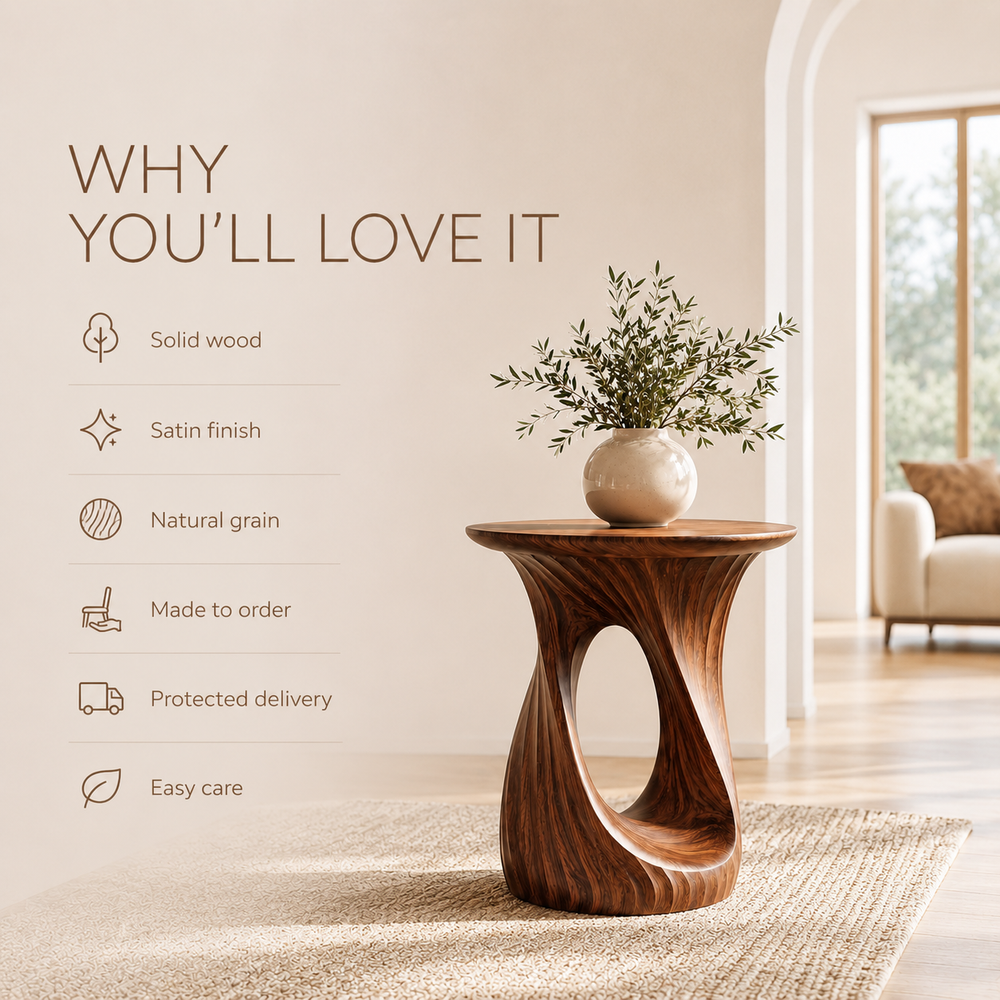 Arden Sculptural Side Table - Design 001 - product image 09