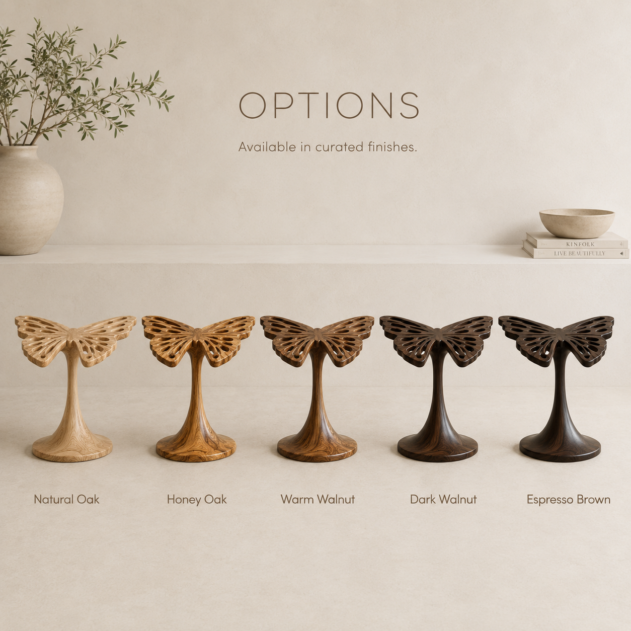 Mira Organic Wood Side Table - Design 002 - product image 11