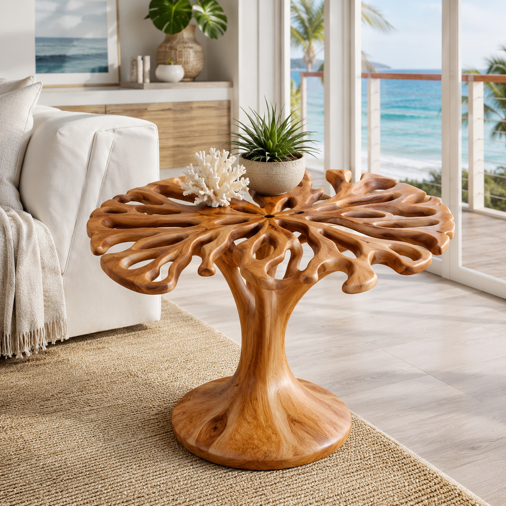 Elara Rounded Accent Table - Design 005 - main view