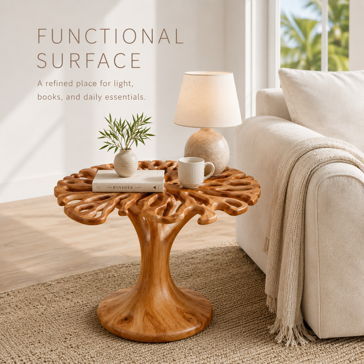 Elara Rounded Accent Table - Design 005 - product image 07