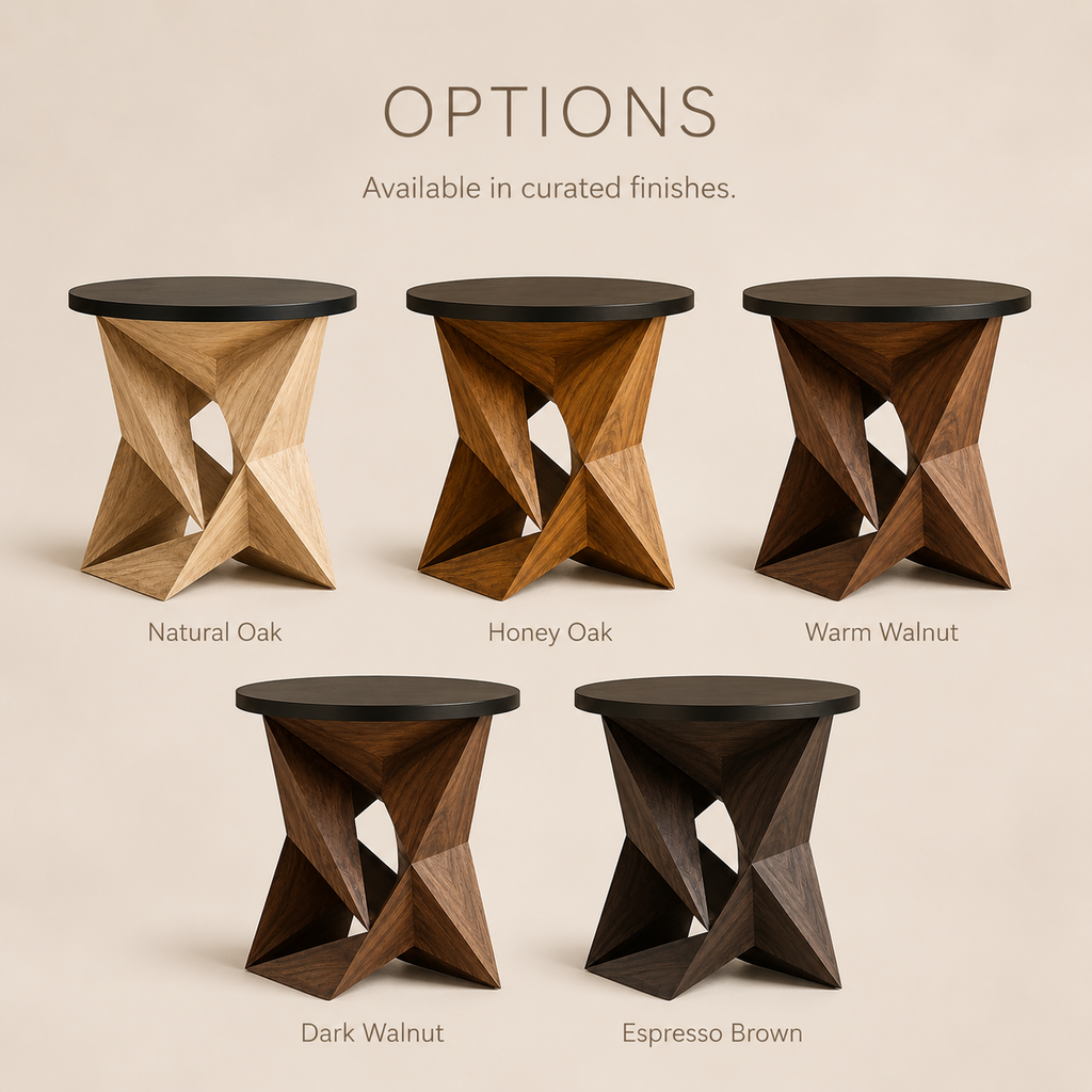Liora Warm Wood Side Table - Design 008 - product image 11