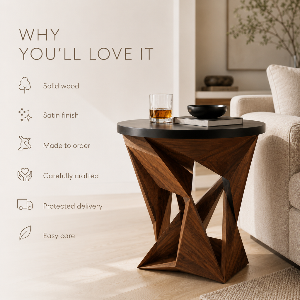 Rowan Hollow Form Side Table - Design 009 - product image 09